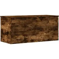vidaXL Truhe, Spielzeugkiste mit Stauraum - Bürostühle - Vielseitige Aufbewahrungsbox aus robustem Holzwerkstoff mit sanft öffnendem Deckel, ideal für Spielzeug, Decken und als dekorativer Couchtisch.
