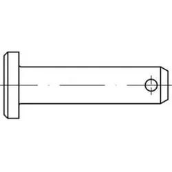 Produktbild ISO 2341 Bolzen mit Kopf B 8 h11 x 30 x 26,5