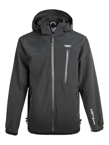 WEATHER REPORT Herren Funktionsjacke Delton W-PRO15000 - Funktionsjacke mit umweltfreundlicher PFC-freier Beschichtung, atmungsaktiv, wind- und wasserdicht, ideal für aktive Outdoor-Aktivitäten.