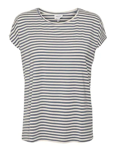VERO MODA VMAVA Plain SS TOP Stripe GA JRS NOOS von VERO MODA