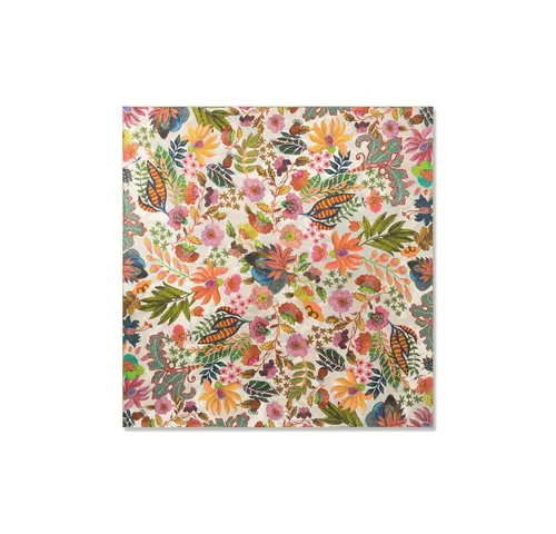 Codello Seidentuch mit Blumenmuster in Grün