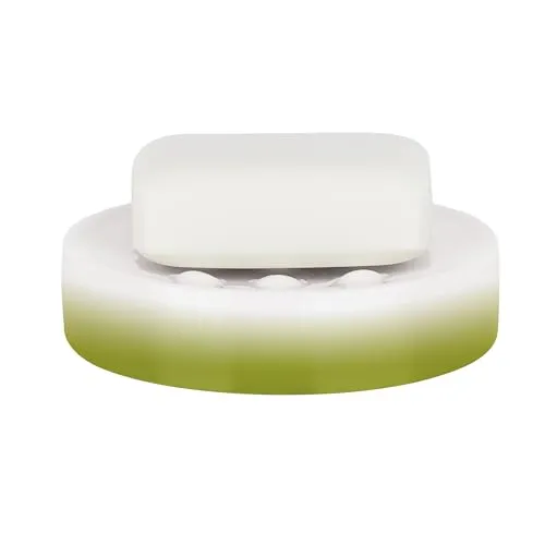 Spirella Tube Seifenschale, Porzellan, mit Farbverlauf, Limettengrün, Green