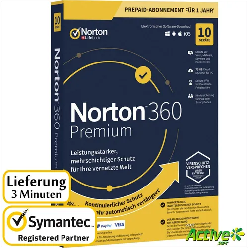 Antiviren- & Sicherheitssoftware von Norton