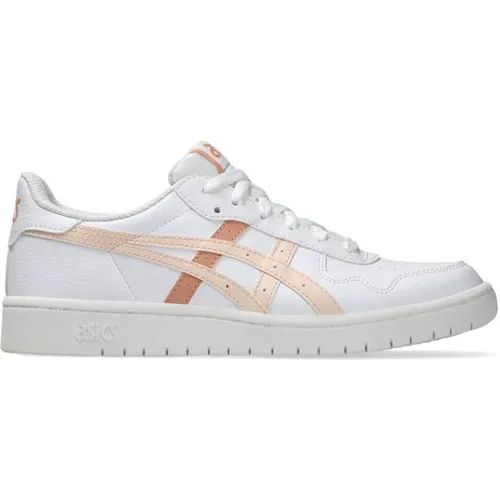 ASICS Damen Freizeitschuhe JAPAN S - Sneaker mit nostalgischem Basketball-Design, leicht und komfortabel, ideal für den Alltag und inspiriert von legendären Modellen der 80er Jahre.