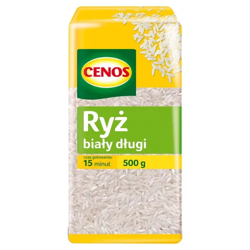 Cenos Ryż biały długi 500 g CENOS