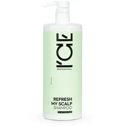 ICE Professional Refresh My Scalp Shampoo 1000 ml - Entgiftendes Shampoo für alle Haartypen, entfernt Ablagerungen und fördert das Haarwachstum. Professionelle Salonqualität ohne schädliche Inhaltsstoffe.