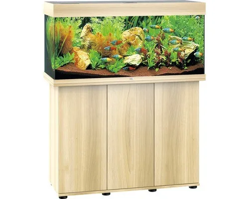 JUWEL Rio 180 SBX Aquariumkombination mit LED-Beleuchtung - Aquarium mit Schrank, inklusive Heizer und Filter für ein optimales Aquarienklima.