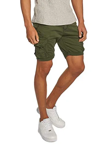 Alpha Industries Herren Shorts Crew Short Patch - Herren-Shorts in Slim Fit aus 98% Baumwolle und 2% Elasthan, ideal für einen lässigen Alltagslook mit extra Komfort.