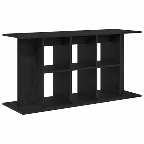 vidaXL Aquariumständer Schwarz Eichen-Optik 120x40x60 cm