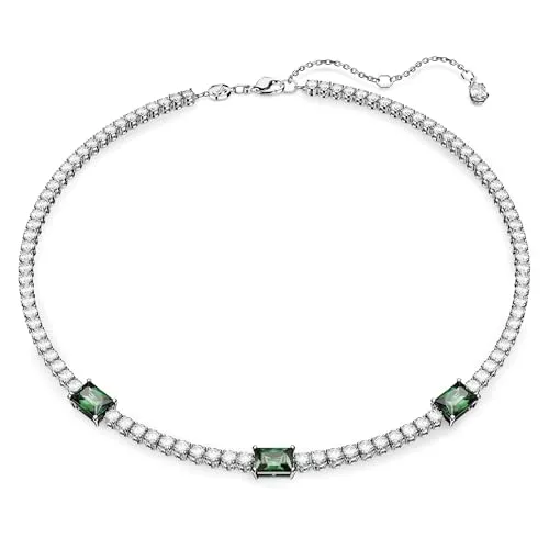 Swarovski Kette ohne Anhänger Matrix Tennis 5666168 in grün von Swarovski
