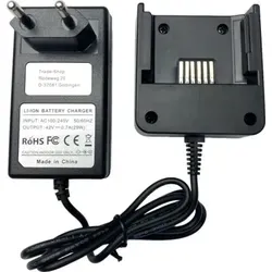 Trade-Shop 36V Li-Ion Akku-Ladegerät inkl. Netzteil kompatibel mit Black & Decker LHT2436B LHT2240C CM1640 CM2040 CM2043C CM2045 74-440VP FS540VA