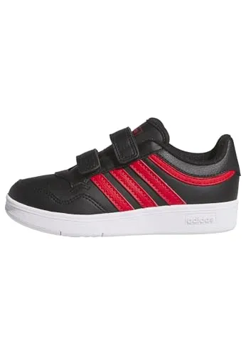 Adidas Unisex Kinder Hoops 4.0 Shoes Schuhe, Core Black Better Scarlet FTWR White, 31 EU