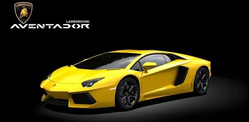 Pocher 1/8 Modellbausatz HK119 Lamborghini Aventador Coupe LP700-4 - gelb