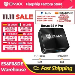 BMAX B5A Pro Mini PC – Leistungsstarker AMD Ryzen 7