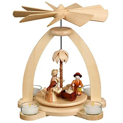 Volkskunstwerkstatt Unger Tischpyramide Heilige Familie von Volkskunstwerkstatt Unger