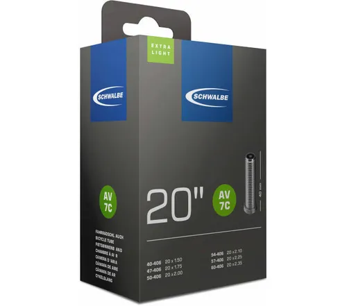 Schwalbe Schlauch AV 7C extra leicht, 20x1.50-2.35
