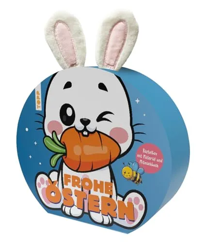Bastelbox Ostern. Mit Anleitungen, Bastelmaterial und Mitmachbuch. 6 Anleitungen, buntes Bastelmaterial, Mitmachbuch (16 Seiten, A5, Softcover)