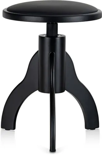Classic Cantabile Pianohocker Schwarz Matt - Zubehör für Tasteninstrumente, hochwertig verarbeitet mit verstellbarer Höhe von 47-60 cm für optimalen Sitzkomfort.