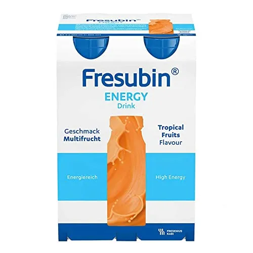 Fresenius Kabi Fresubin Energy Drink Multifrucht Trinkflasche, 4 x 200 ml, 1er Pack (1 x 2,75 kg)