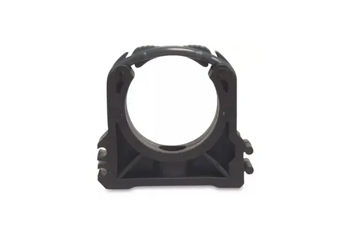 tecuro Rohrschelle Ø 75 mm (10 Stk) für PVC-U Rohr - Befestigungen für PVC-U Rohr und Schläuche, ideal zur Wandmontage, temperaturbeständig bis 75°C, langlebig aus robustem Kunststoff PP.