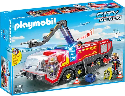 PLAYMOBIL 5337 Flughafenlöschfahrzeug mit Licht und Sound