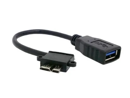 Micro USB 3.0 Host Adapter OTG On-the-go Kabel 90° Winkelstecker 15cm