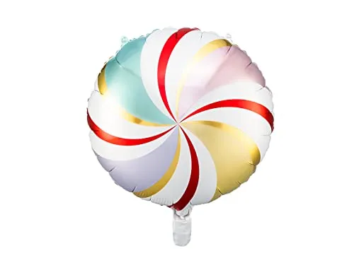PartyDeco Folie Ballon Süßigkeiten auf Hel Luftballon Weihnachten Hängende Dekorationen Weihnachten Süßigkeiten Stick