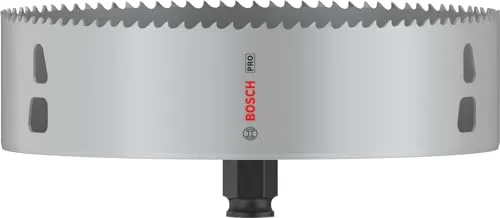 Bosch Accessories 2608594421 Lochsäge 177mm - Lochsäge für vielseitige Anwendungen, langlebig durch HSS mit 8 % Kobalt, ideal für Elektriker und Sanitärinstallateure, schnelle und glatte Schnitte dank verbesserter Zahnform.
