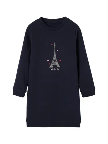 vertbaudet Minikleid Mädchen Sweatkleid BASIC von vertbaudet