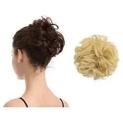 Echthaar Haargummi für Hochsteckfrisuren 613# Blond von LuxusKollektion