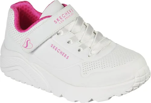 Skechers Unisex Uno Lite Sneaker, Weiß, 27 EU - Stylische Sneaker aus synthetischem Leder, leicht und bequem für den Alltag und Sport.
