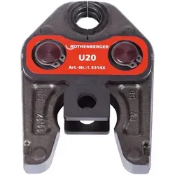 ROTHENBERGER Pressbacke Standard U 20 - 015314X - Robuste Pressbacke für effizientes Pressen, ideal für Installateure und Handwerker, sorgt für sichere Verbindungen.
