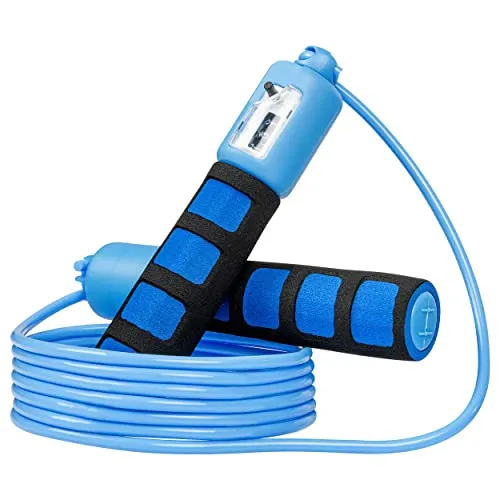 Springseil mit Zähler, verstellbar, 280 cm, Hüpfseil, Jump Rope