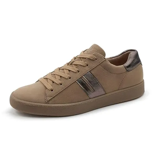 Paul Green Leder Sneaker braun 38,5 EU - Stylische Freizeit Sneaker aus hochwertigem Leder, ungefüttert für ein angenehmes Fußklima und mit rutschfester Gummisohle für optimalen Halt.