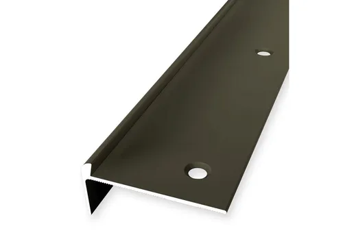 Küberit Treppenkantenprofil 21 x 48 x 2500 mm aus Aluminium - Hochwertiges Aluminium Treppenkantenprofil für alle Zimmer, luftfeuchtigkeitsbeständig und modern im Design. Ideal zur sicheren Abdeckung von Treppenkanten.