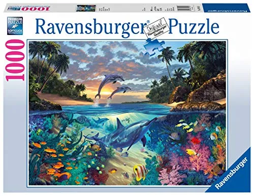 Ravensburger Puzzle 19145 - Korallenbucht, 1000 Teile für Erwachsene und Kinder ab 14 Jahren