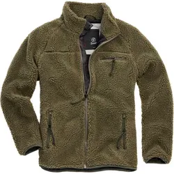 Brandit Teddyfleece Jacket in Olive, Größe: 3XL - Funktionsjacken mit hochflorigem, warmem Teddy-Fleece und atmungsaktivem Innenfutter für besten Komfort, ideal für kalte Tage.