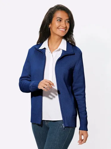 Witt Strickjacke Strickjacke Langarm Materialmix von Witt