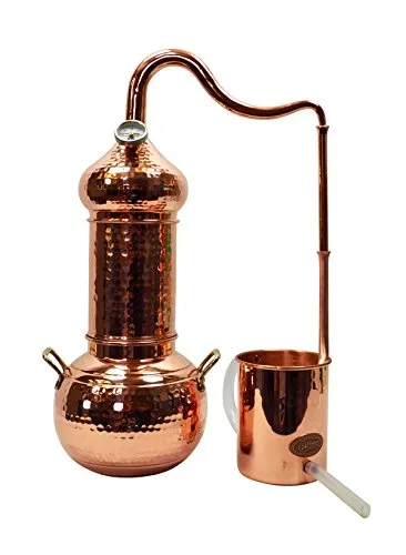 CopperGarden® 2 Liter Kolonnenbrennerei ESSENCE + Thermometer