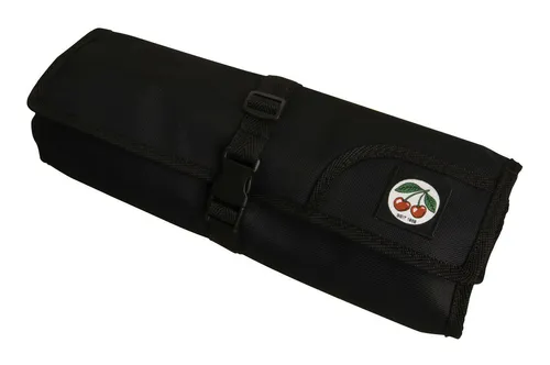 Kirschen Rolltasche 12-tlg. aus Mikrofaser - Beitel-Set in robuster Rolltasche, ideal für die sichere Aufbewahrung und den Transport von Werkzeugen.