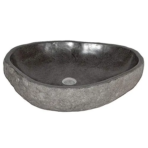 LEBENSwohnART Naturstein Waschbecken XL von LebensWohnArt