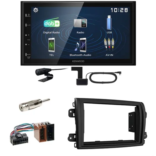 Kenwood DMX129DAB DAB+ Bluetooth USB Einbauset für Fiat Ducato ab 2022