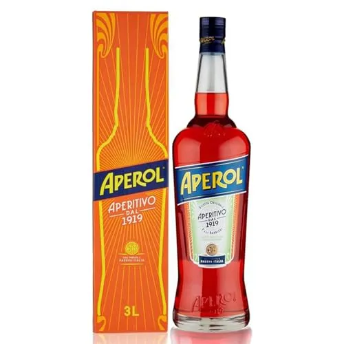 Aperol Aperitivo, 11% - Aperol Spritz – Italiens Nr. 1 Cocktail, 1 x 3 L - XL Flasche - das Original
