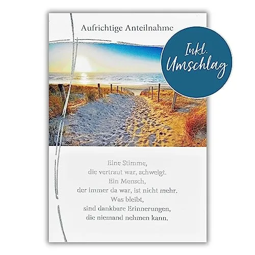 bsb Trauerkarte zur Beerdigung