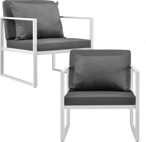 casa.pro 2X Gartenstuhl Set