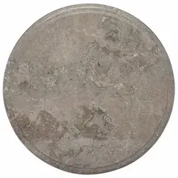 vidaXL Tischplatte Grau Ø40x2,5 cm Marmor in grau von vidaXL