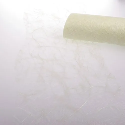 Deko AS GmbH Sizoweb Tischband Wellenschnitt Creme - 25 m Rolle - Tischläufer aus semitransparentem Sizoweb, ideal für Hochzeiten, Geburtstage und Feste. Verleiht Ihrem Tisch einen stilvollen Look und ist vielseitig einsetzbar.
