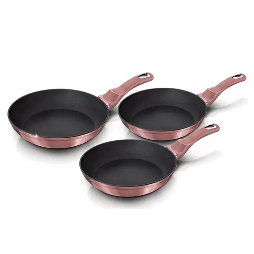 Berlinger Haus I-Rose Pfannen Set 20/24/28 cm