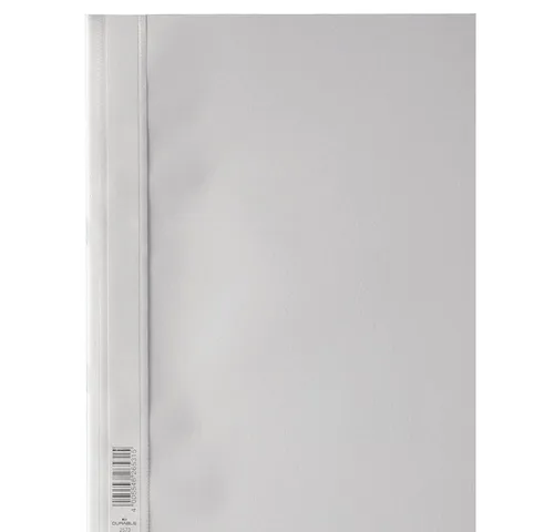 DURABLE Hefter DURABLE 2573 Sichthefter A4 PP Schnellhefter weiß - 10 Stück