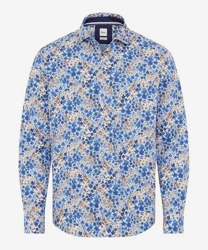 Brax Langarmhemd braun XL - Herren-Freizeithemden aus 97% Baumwolle, pflegeleicht und ideal für entspannte Tage. Komfortable Passform in Größe XL.